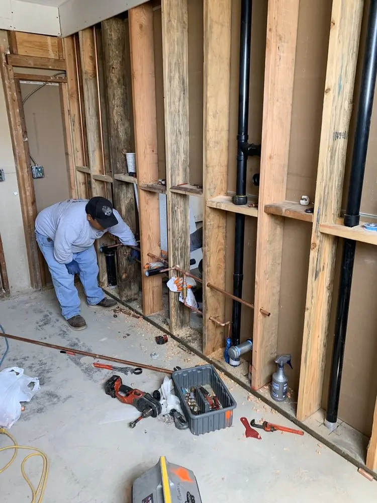 Commercial rough-in plumbing for Water Heater Replacement in Athens